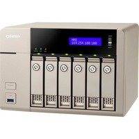 Qnap 6-Bay NAS 4GB DDR3L RAMSATA 6Gb/s 2 x GbE LAN HDMI