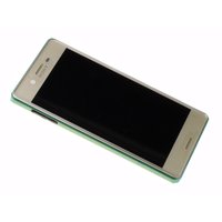 Kosketuspaneeli ja LCD + runko Sony Xperia XZ / F8331 / XZ Dual SIM / F8332 - Lime gold