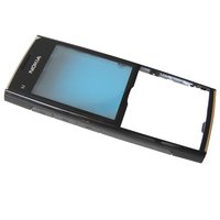 Etupaneeli Nokia X2-00 - chrome/ musta
