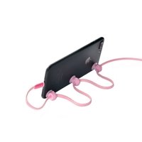 DEVIA Mini Pig lightning USB kaapeli pinkki