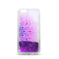 GreenGo Liquid Glitter TPU Mandala suojakotelo Samsung Galaxy A3 (2017) (A320) - Pinkki