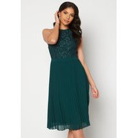 Moments New York Casia Pleated Dress Green