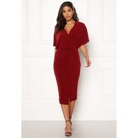 BUBBLEROOM Selena sparkling dress Red / Red