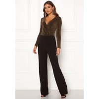 BUBBLEROOM Edalia sparkling top jumpsuit Black / Gold