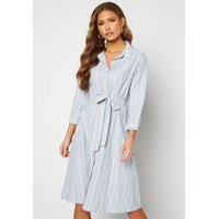 Happy Holly Sanna shirt dress Blue / Striped