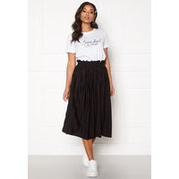 BUBBLEROOM Anna midi pleated skirt Black