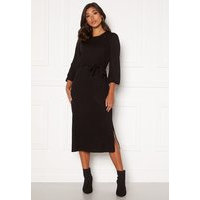 Happy Holly Caroline rib dress Black