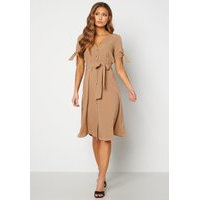 BUBBLEROOM Fredrika dress Light brown