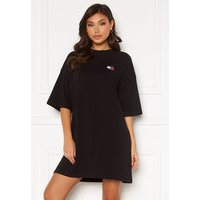 TOMMY JEANS Oversized Badge Tee Dress Black