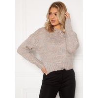 OBJECT Katie L/S Knit Pullover Fossil Melange