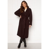 VERO MODA Merlemay Long Jacket Chocolate Plum