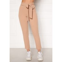 BUBBLEROOM Dilara straight leg trousers Beige