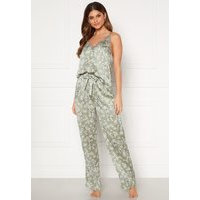 BUBBLEROOM Steph printed pyjama set Dusty green / Floral