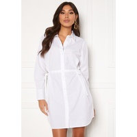 BUBBLEROOM Lorina shirt dress White