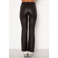 OBJECT Belle 7/8 Coated Flared Pant Black