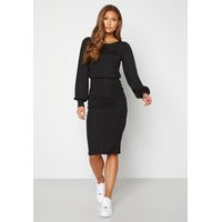 BUBBLEROOM Gry balloon sleeve dress Black