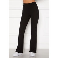 BUBBLEROOM Lykke rib trousers Black