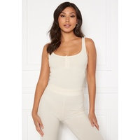 BUBBLEROOM Lykke button down singlet Cream