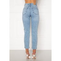 BUBBLEROOM Lana high waist jeans Light blue