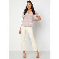 OBJECT Belle MW Coated Flared Pants Sandshell