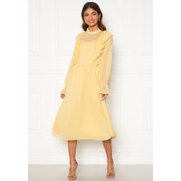 VILA Ashlynn Highneck L/S Dress Sunlight