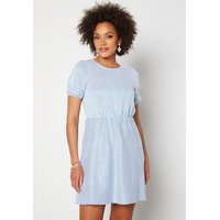 VILA Milac O-Neck S/S Dress Cashmere Blue Stripe