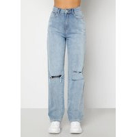 BUBBLEROOM Lori straight leg jeans Light denim