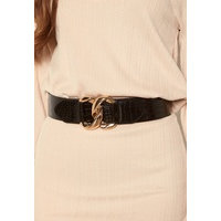 BUBBLEROOM Leah belt Black