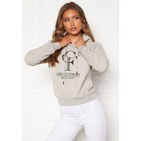 Chiara Forthi Gabriella logo hoody Grey melange