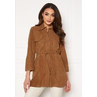 JOFAMA Jane Suede Shirt Camel