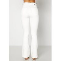 Dr. Denim Moxy Flare Off White