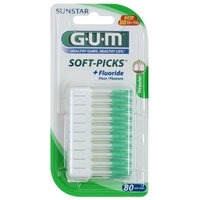 GUM Soft Picks + Fluoride 80 kpl/paketti