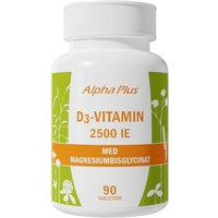 D3-vitamin 2500IE 90 tablettia, Alpha plus