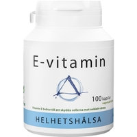 E-vitamin, naturlig 100 kapselia, Helhetshälsa