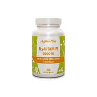 D3-vitamin 3000 IE med K2 och Astaxantin 60 kapselia, Alpha Plus