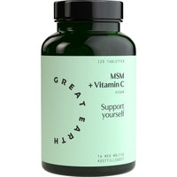 MSM + Vitamin C 120 tablettia, Great Earth