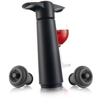 Wine Saver Gift Pack Musta, Vacuvin