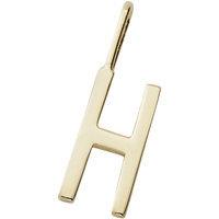 Design Letters Archetype Charm 10 mm Gold A-Z H