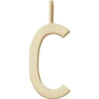 Design Letters Archetype Charm 16 mm Gold A-Z C