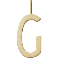 Design Letters Archetype Charm 16 mm Gold A-Z G