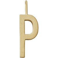Design Letters Archetype Charm 16 mm Gold A-Z P