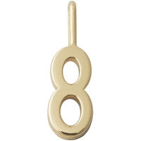 Design Letters Lucky Numbers 10 mm Gold 0-9 No. 008