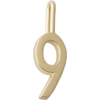 Design Letters Lucky Numbers 10 mm Gold 0-9 No. 009