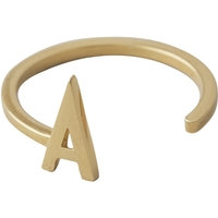 Design Letters Ring Gold A-Z A