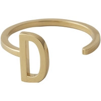 Design Letters Ring Gold A-Z D