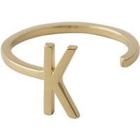 Design Letters Ring Gold A-Z K