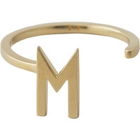 Design Letters Ring Gold A-Z M