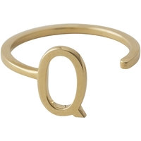 Design Letters Ring Gold A-Z Q