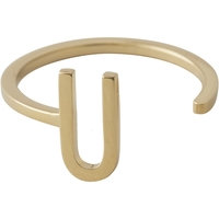 Design Letters Ring Gold A-Z U