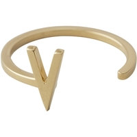 Design Letters Ring Gold A-Z V